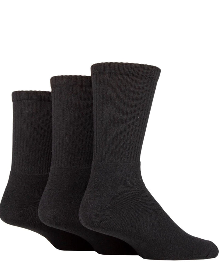 TORE 3Pk 100% Recycled Plain Crew Sports Socks - Men's