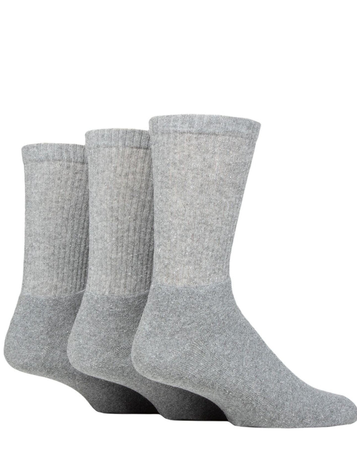 TORE 3Pk 100% Recycled Plain Crew Sports Socks - Men's