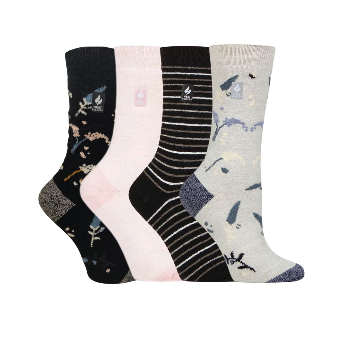 HEAT HOLDERS Ultra Lite Thermal Womens Sock - 3 Pair Bundle