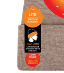 Load image into Gallery viewer, HEAT HOLDERS Unisex Maple Lite Half-Lined Flat Knit Thermal Turn-Over Beanie
