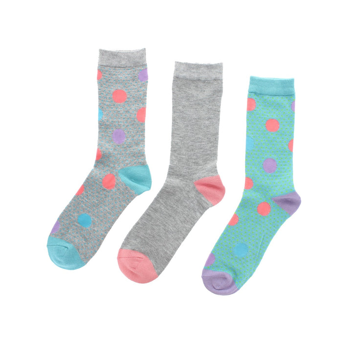 WILDFEET 3PK Super Soft Bamboo Jacquard Socks-Womens