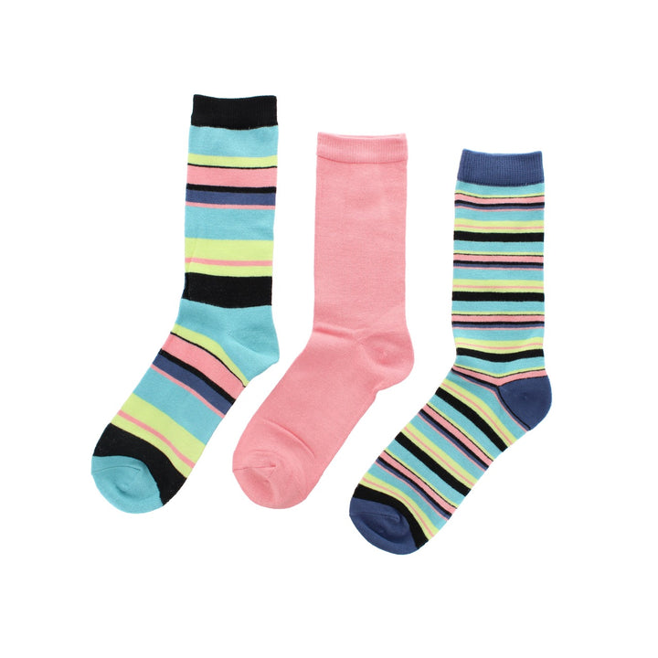 WILDFEET 3PK Super Soft Bamboo Jacquard Socks-Womens