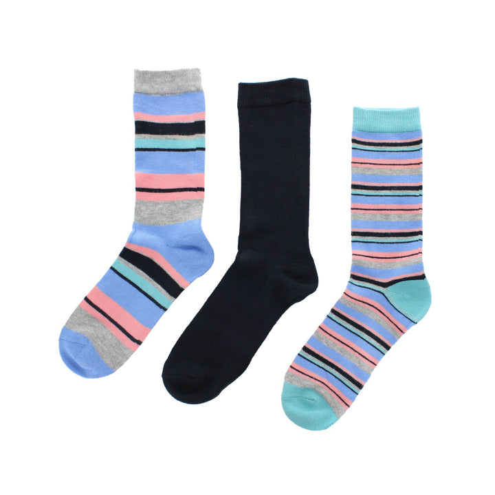 WILDFEET 3PK Super Soft Bamboo Jacquard Socks-Womens