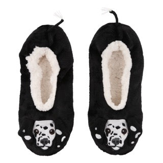 WILDFEET Fleece Lined Footsie Slipper - Womens Size 4-8