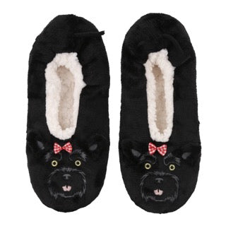 WILDFEET Fleece Lined Footsie Slipper - Womens Size 4-8