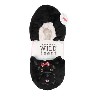 WILDFEET Fleece Lined Footsie Slipper - Womens Size 4-8