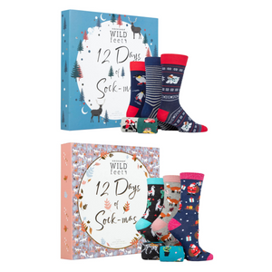 WILDFEET 12 Days of Sock-mas Advent Calendar Couples Gift Pack