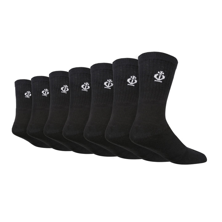 JEFF BANKS Men's 7PK Cotton Sports Crew Socks