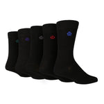Load image into Gallery viewer, JEFF BANKS 5PK Chelmsford Men&#39;s Plain Bamboo Crew Socks
