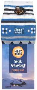 HEAT HOLDERS Soul Warming Dual Layer Thermal Slipper Socks -Mens
