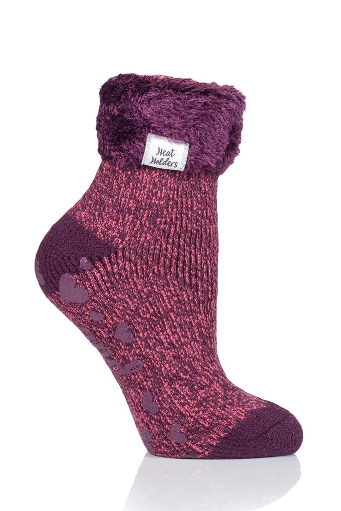 HEAT HOLDERS Thermal Lounge Slipper Socks-Womens