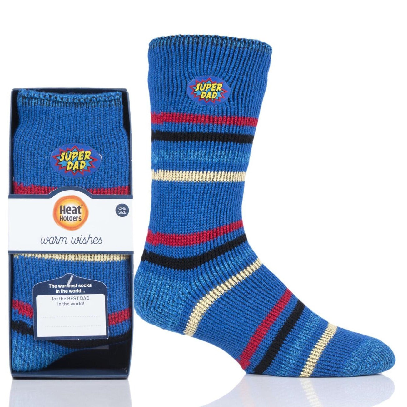 HEAT HOLDERS Warm Wishes Gift Boxed Original Thermal Socks- Mens 6-11