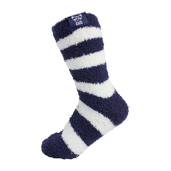 AFL Geelong Cats 2Pk Bed Socks - Womens