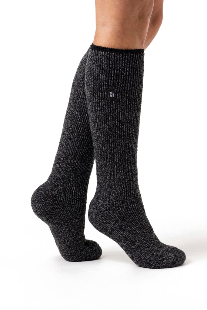 HEAT HOLDERS Merino Wool Blend Long Socks - Women's