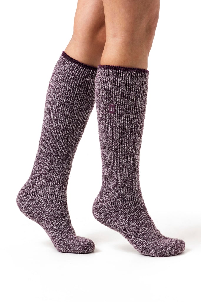 HEAT HOLDERS Merino Wool Blend Long Socks - Women's