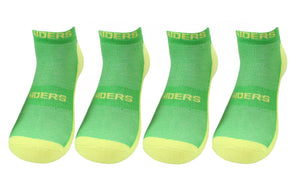 NRL Canberra Raiders 4 Pairs High Performance Ankle Sports Socks