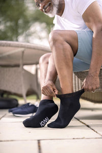 IOMI FOOTNURSE 3Pk Diabetic Cushion Foot Trainer Socks