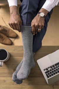 IOMI FOOTNURSE 3Pk Gentle Grip Diabetic Socks-Mens