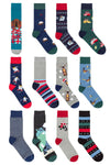 Load image into Gallery viewer, WILDFEET 12 Days of Sock-mas Advent Calendar of Socks - Men&#39;s

