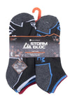 Load image into Gallery viewer, STORM BLOC 6PK Performance Trainer Socks-Mens 6-11
