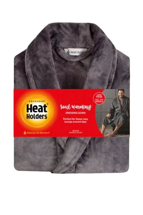 HEAT HOLDERS Thermal Blackwood Dressing Gown - Mens