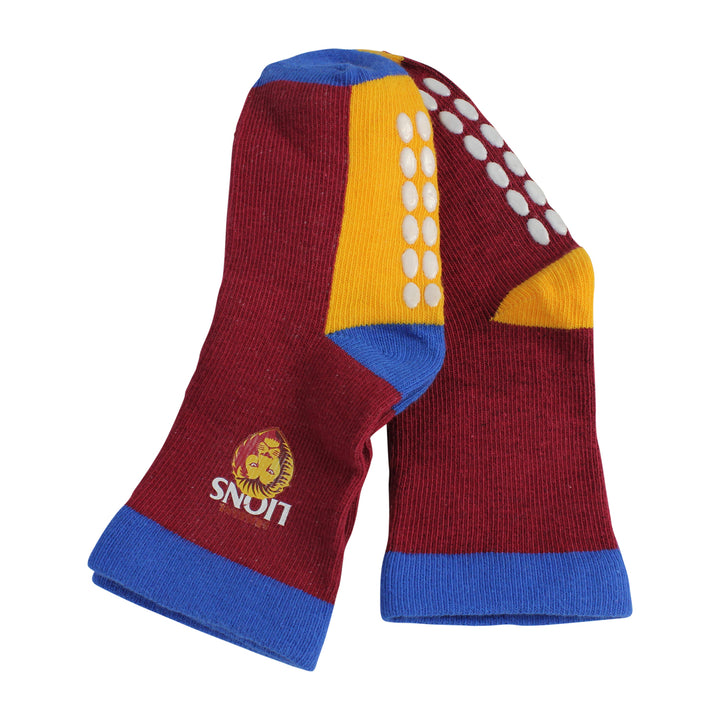 AFL Brisbane Lions 4Pk Infant Socks