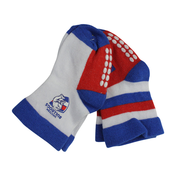 AFL Western Bulldogs 4Pk Infant Socks