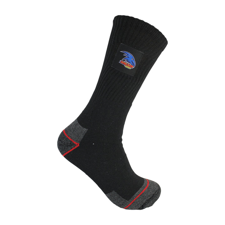 AFL Adelaide Crows 2pk Heavy Duty Work Sock