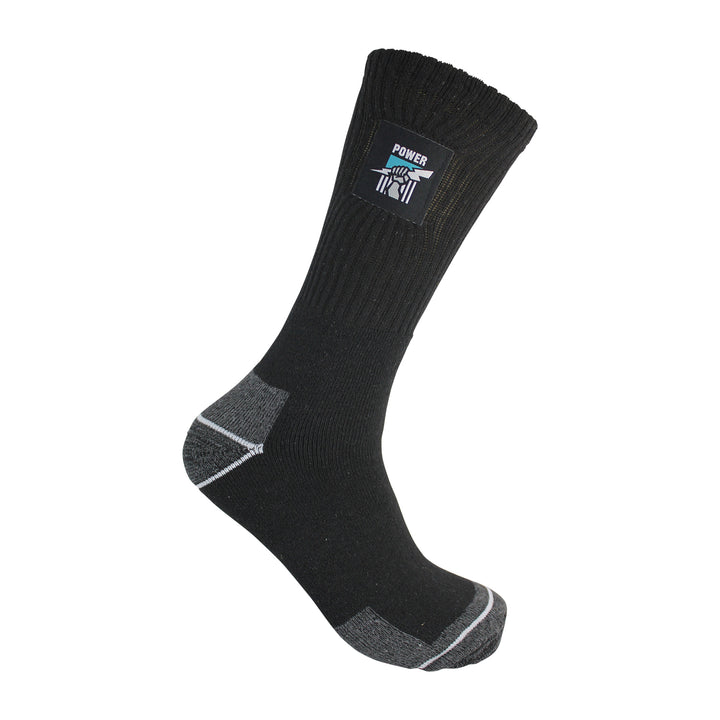 AFL Port Adelaide Power  2pk Heavy Duty Work Sock