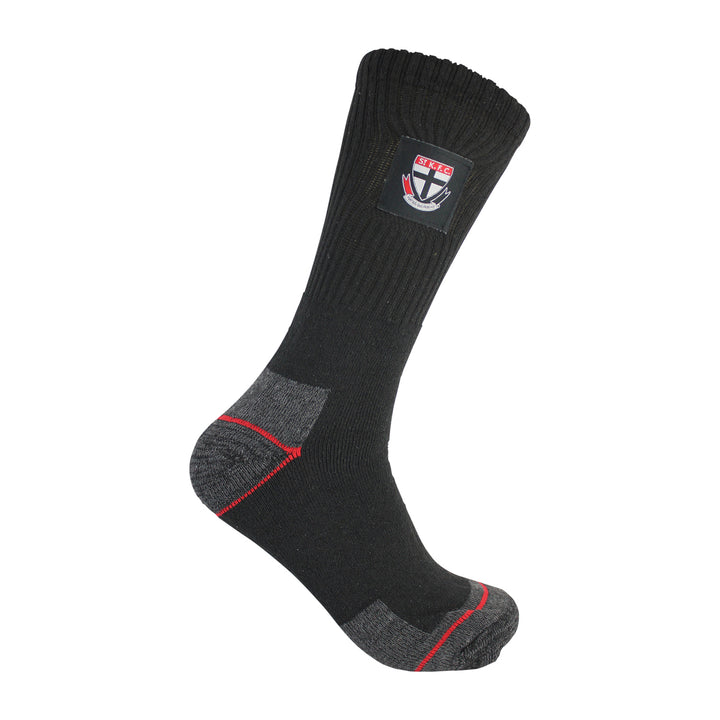 AFL St Kilda Saints  2pk Heavy Duty Work Sock