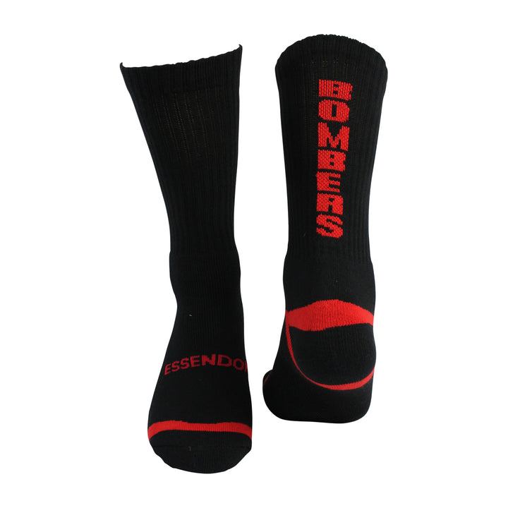 AFL Essendon Bombers 2Pk Sport Crew Socks