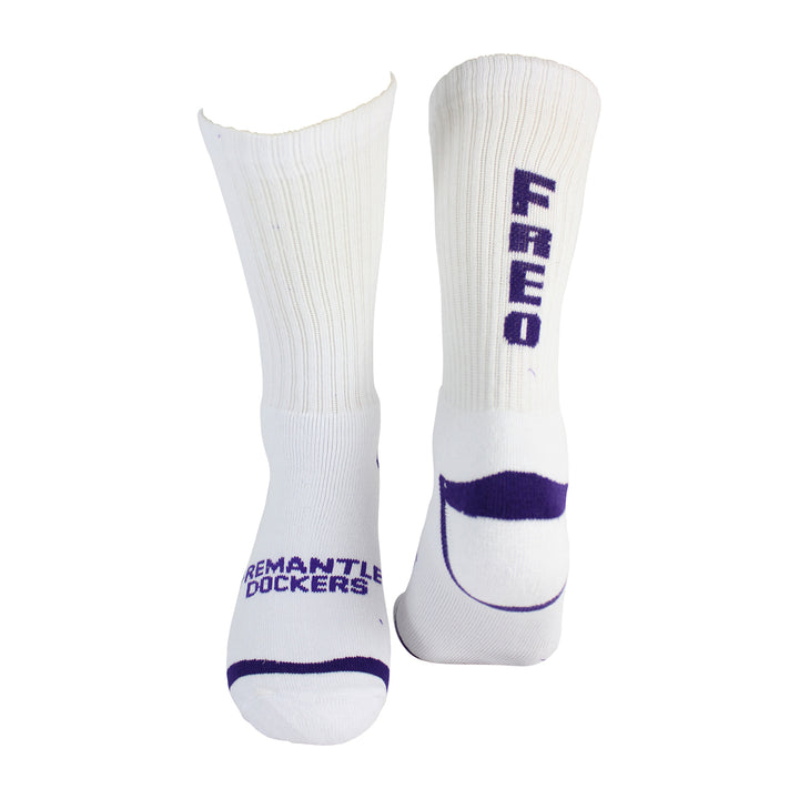 AFL Fremantle Dockers 2Pk Sport Crew Socks