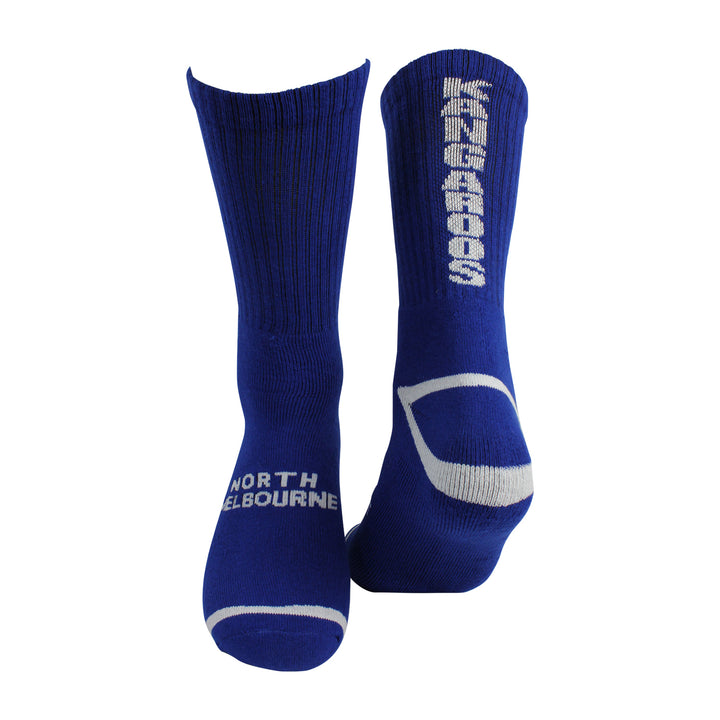 AFL North Melbourne Kangaroos 2Pk Sport Crew Socks