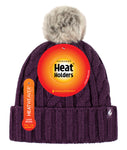 Load image into Gallery viewer, HEAT HOLDERS Ladies Maine Thermal Pom Pom Beanie
