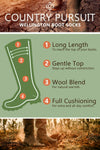 Load image into Gallery viewer, SOCKSHOP  COUNTRY PURSUIT 1Pk Wool Blend Long Outdoor Socks-Mens 7-11
