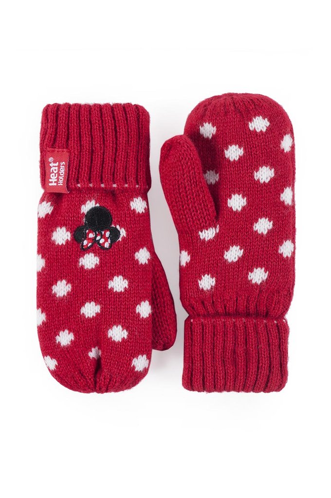 HEAT HOLDERS Licensed Disney Hat and Mittens Set-MINNIE MOUSE 3-6 years