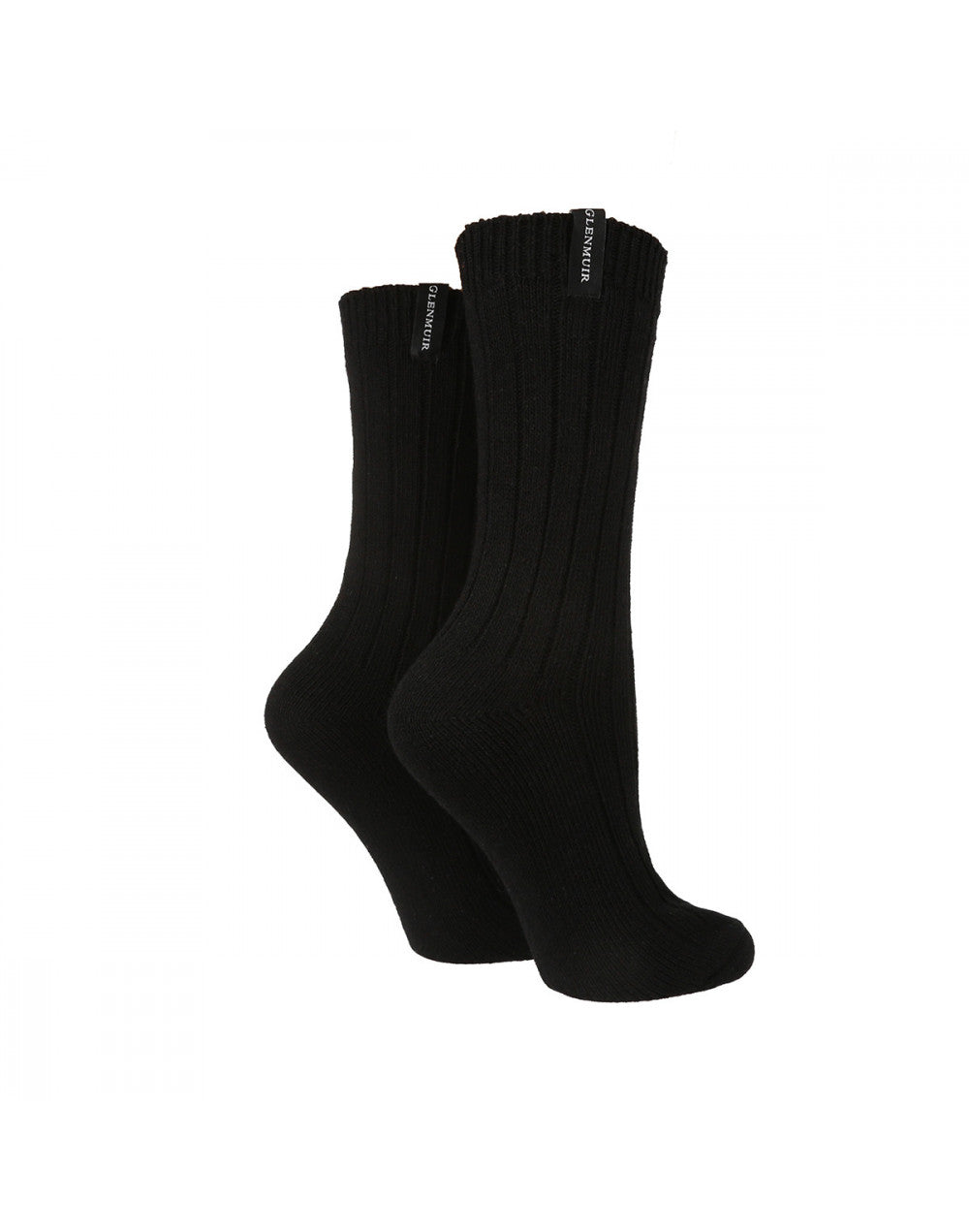 GLENMUIR 2PK Classic Wool Boot Socks- Womens 4-8