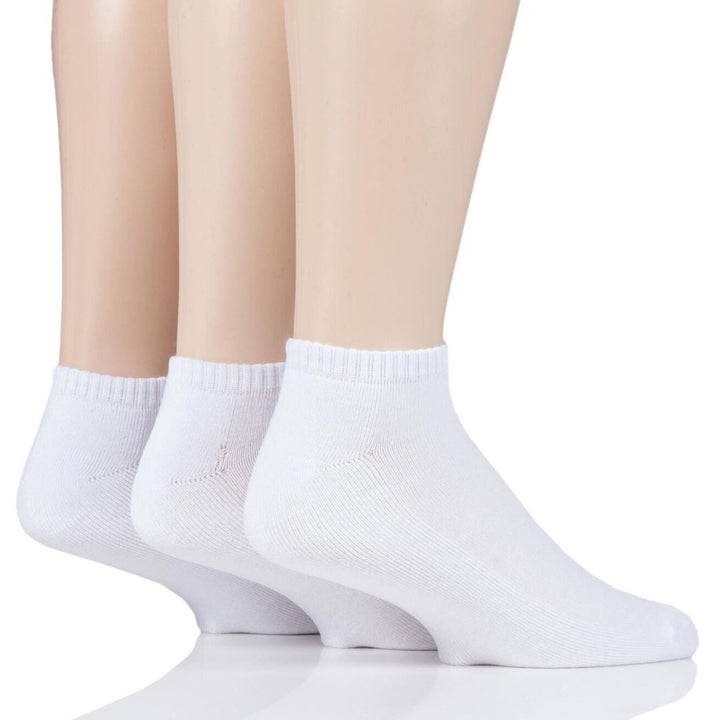 GLENMUIR 3PK Bamboo Trainer Socks- Mens  7-11