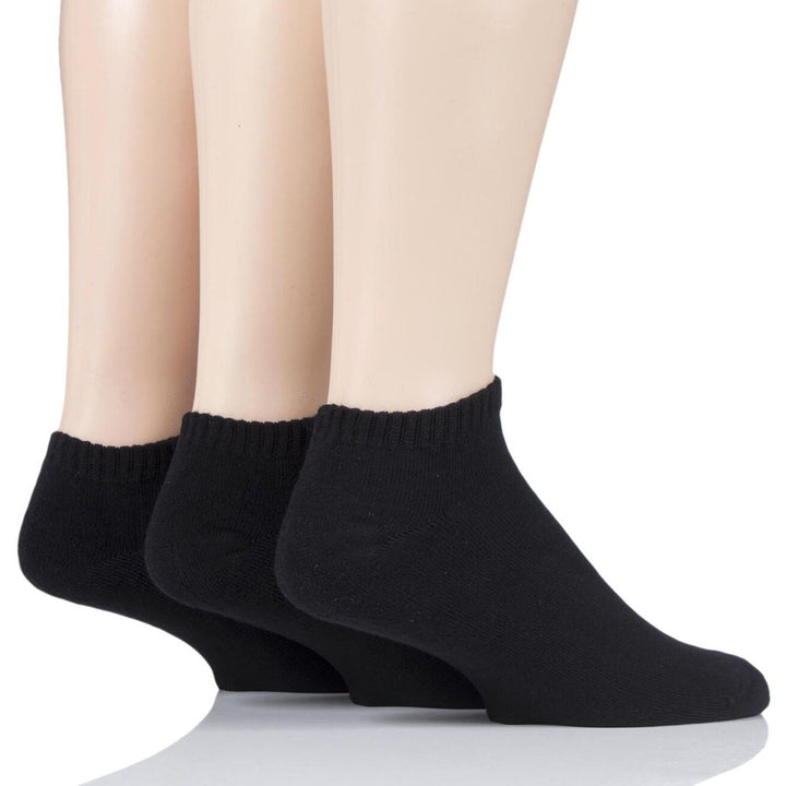 GLENMUIR 3PK Bamboo Trainer Socks- Mens  7-11