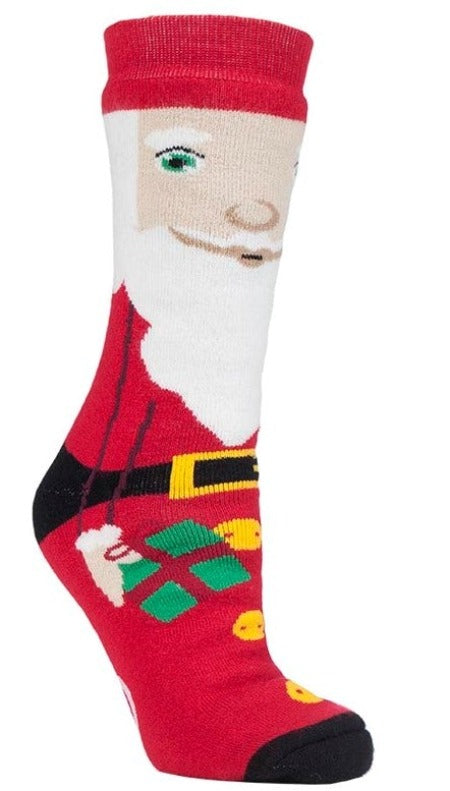 HEAT HOLDERS Christmas Dual Layer Slipper Socks -Womens 4-8