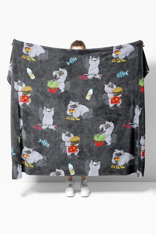 HEAT HOLDERS Snuggle up Pet Lovers Blankets - Kitty/Cat