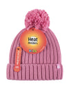 Load image into Gallery viewer, HEAT HOLDERS Enchanted Forest Ribbed Thermal Beanie with Pom Pom-Girls 7-10 Years
