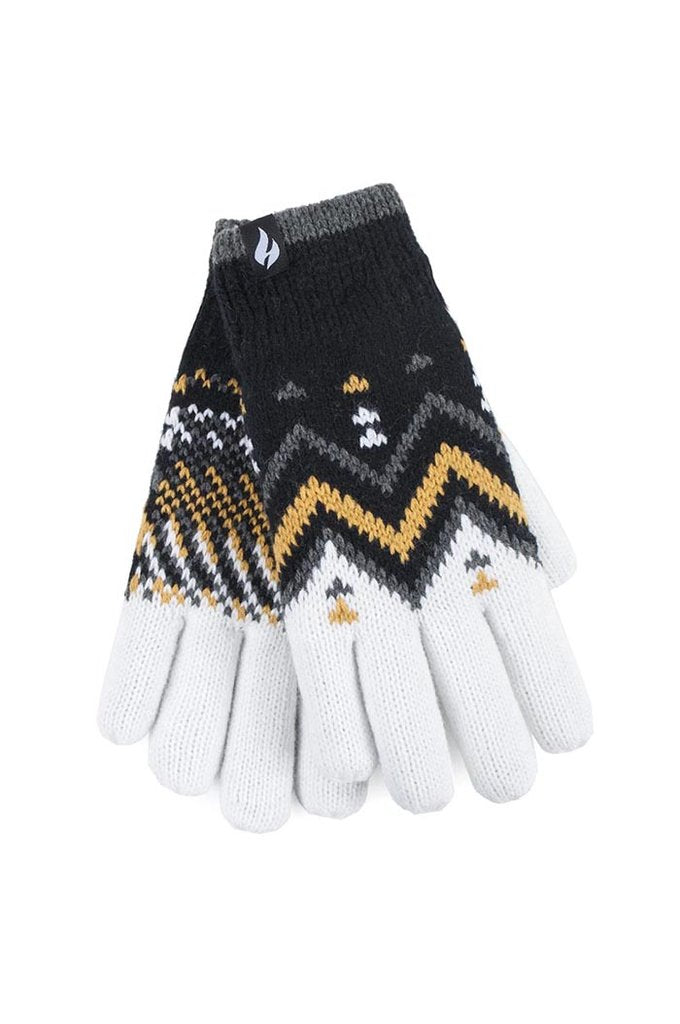 HEAT HOLDERS Lodore Zig Zag Gloves- Womens