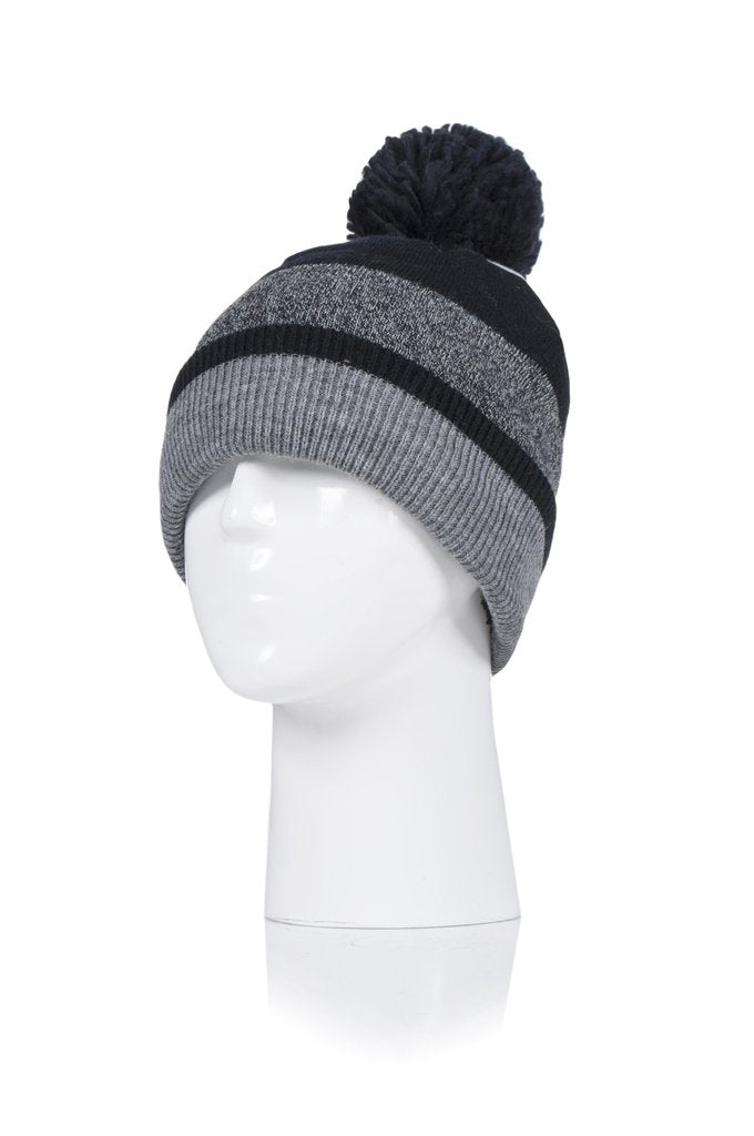 HEAT HOLDERS Snow Sport Pom Pom Thermal Beanie-Womens