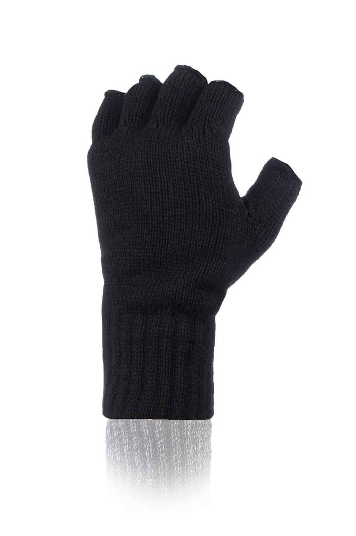 HEAT HOLDERS Fingerless Thermal Gloves-Mens