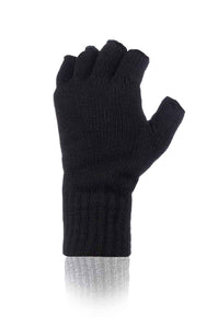 HEAT HOLDERS Fingerless Thermal Gloves-Mens