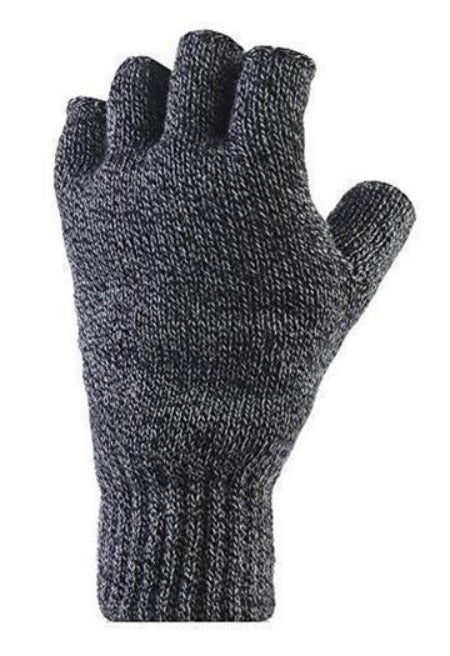 HEAT HOLDERS Fingerless Thermal Gloves-Mens