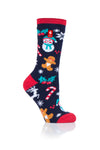 Load image into Gallery viewer, HEAT HOLDERS Lite Christmas Socks Festive-Womens 4-8
