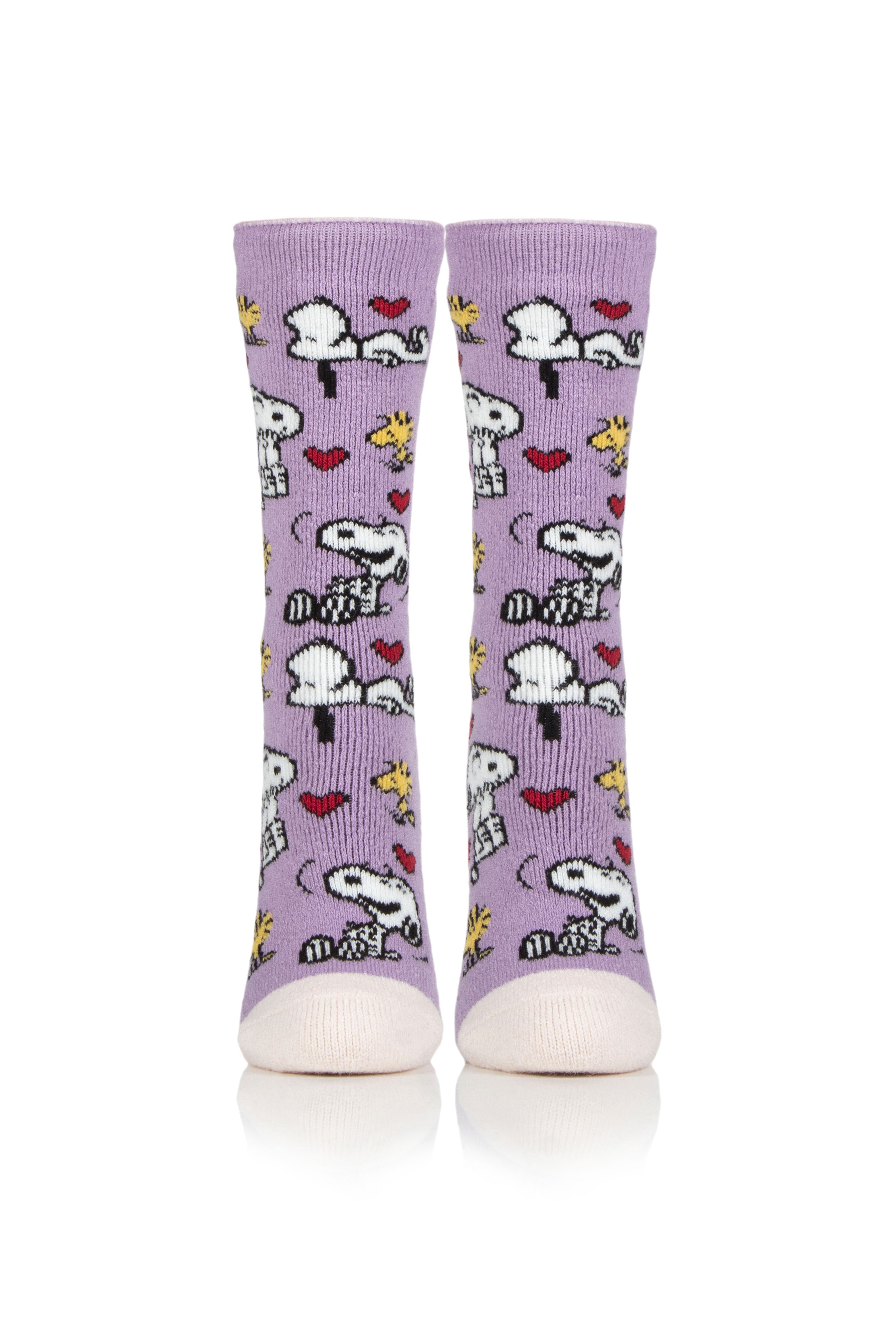 HEAT HOLDERS Lite Licensed Peanuts Character Socks-Snoopy-Womens 4-8