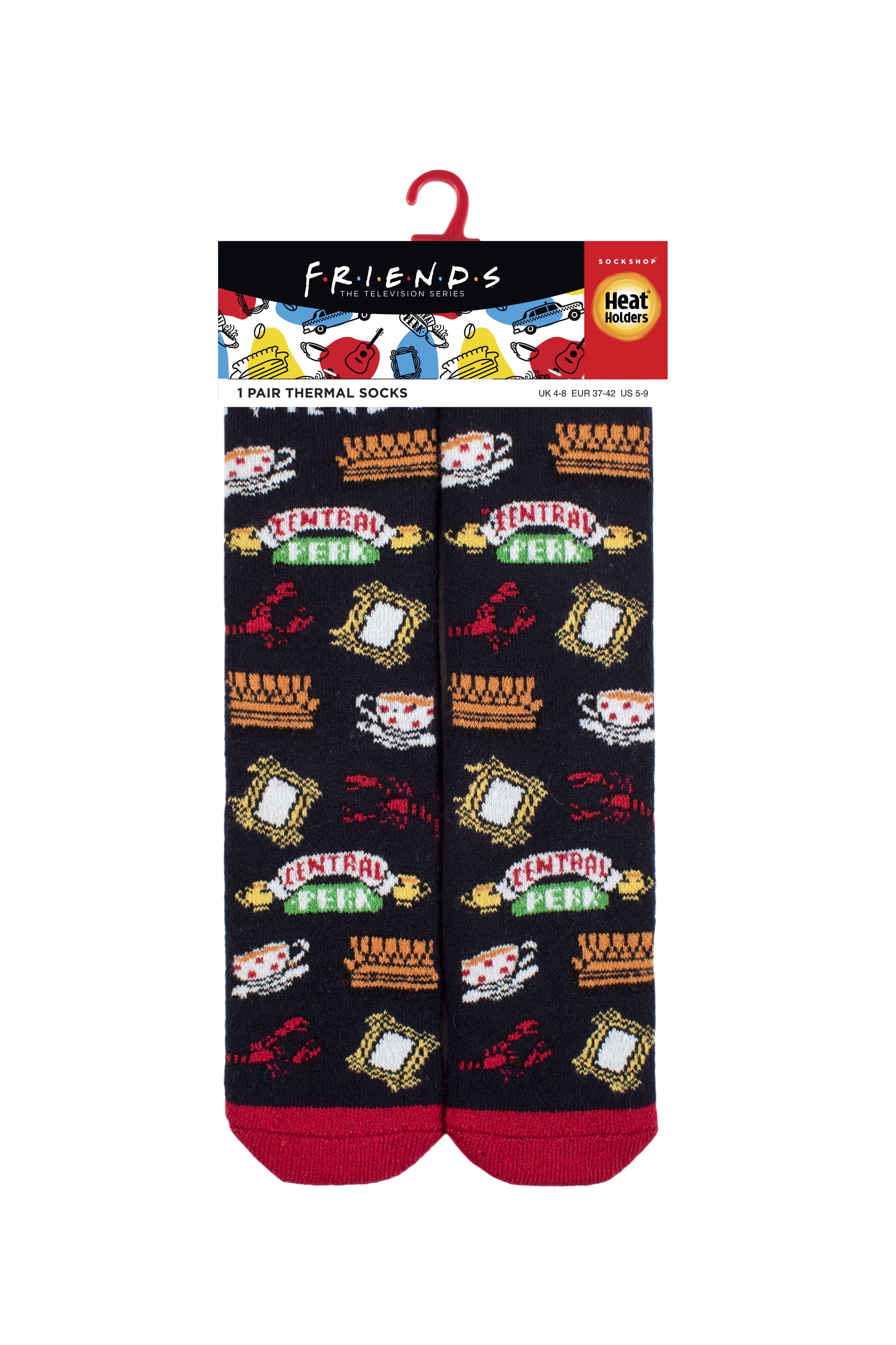 HEAT HOLDERS Lite Licensed Friends Character Socks-Womens 4-8